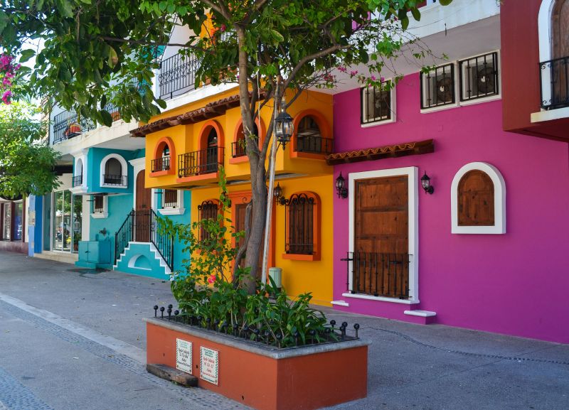 Colorful Exterior Facade
