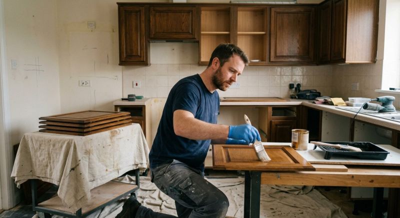 Wood Cabinet Refinishing in Kokomo, IN